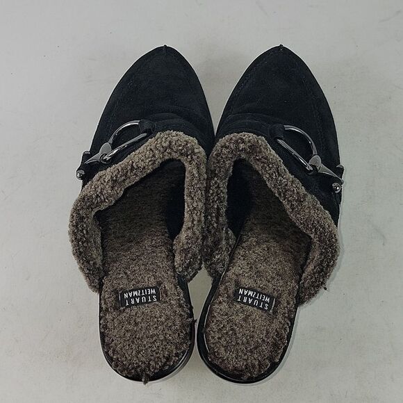 Stuart Weitzman Slip-on Mule Heeled Women's Clogs - Picture 10 of 15